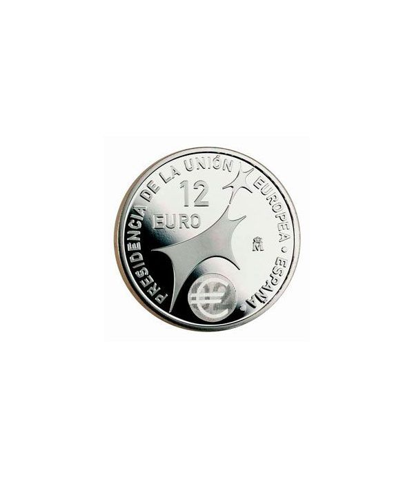 Moneda conmemorativa 12 euros 2002.