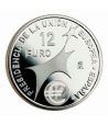 Moneda conmemorativa 12 euros 2002.