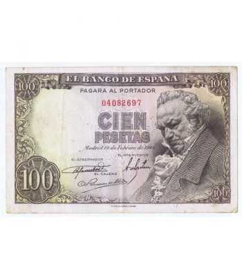 (1946/02/19) Madrid. 100 Pesetas. MBC. Sin Serie 04082697