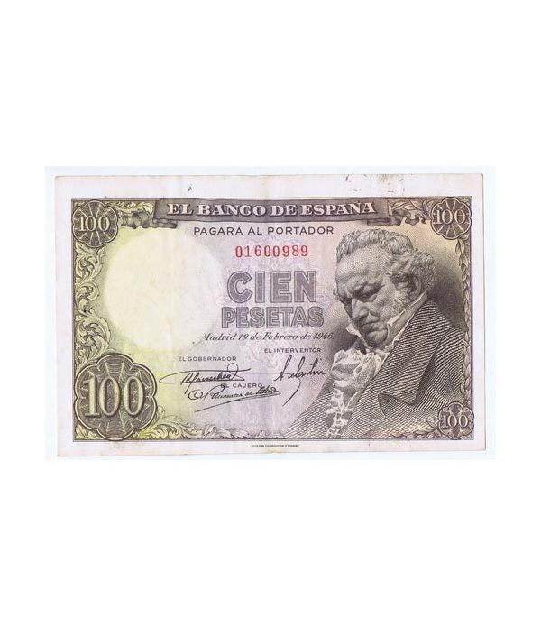 (1946/02/19) Madrid. 100 Pesetas. MBC+. Sin Serie 01600989