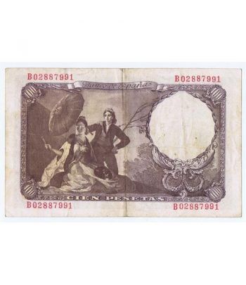 (1946/02/19) Madrid. 100 Pesetas. MBC-. Serie B02887991