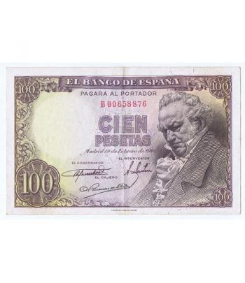 (1946/02/19) Madrid. 100 Pesetas. MBC. Serie B00658876