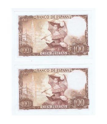 (1965/11/19) Madrid. 100 Pesetas. SC. Pareja.