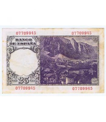 (1946/02/19) Madrid. 25 Pesetas. MBC+ Sin Serie 07709945