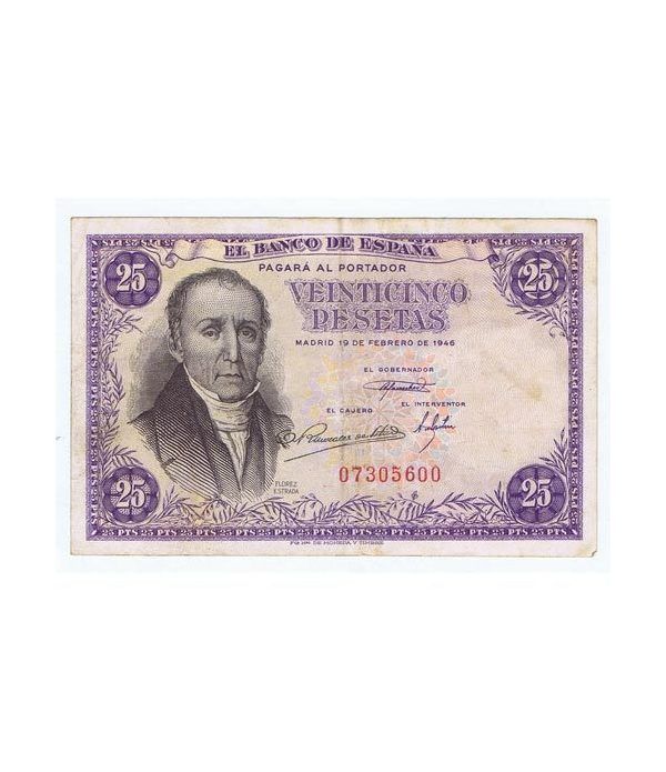 (1946/02/19) Madrid. 25 Pesetas. MBC+ Sin Serie 07305600