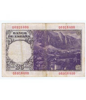 (1946/02/19) Madrid. 25 Pesetas. MBC+ Sin Serie 06916400