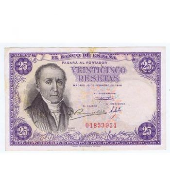 (1946/02/19) Madrid. 25 Pesetas. MBC+ Sin Serie 04853954