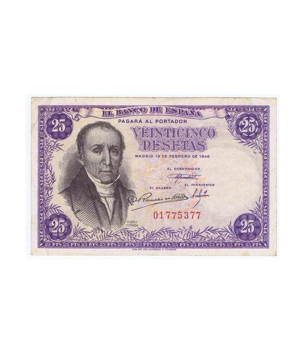 (1946/02/19) Madrid. 25 Pesetas. MBC+ Sin Serie 01775377