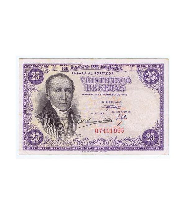 (1946/02/19) Madrid. 25 Pesetas. MBC+ Sin Serie 07411995