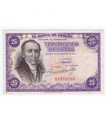 (1946/02/19) Madrid. 25 Pesetas. MBC+ Sin Serie 04874539