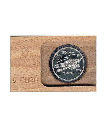 Moneda 1997 Aviación española. 5 euros. Plata.  - 2
