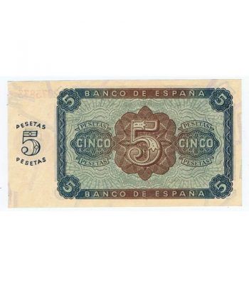 (1938/08/10) Burgos. 5 Pesetas. SC. Serie L2073833