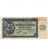 (1936/11/21) Burgos. 25 Pesetas. MBC. Serie Q1941366