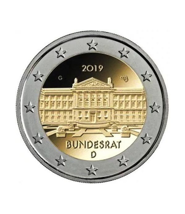 moneda conmemorativa 2 euros Alemania 2019 (5) Bundesrat  - 2