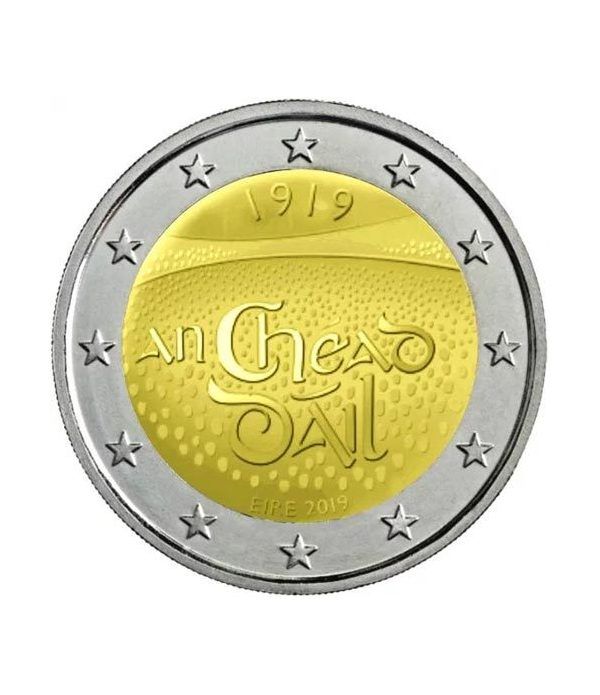 moneda conmemorativa 2 euros Irlanda 2019 Dáil Éireann.  - 2