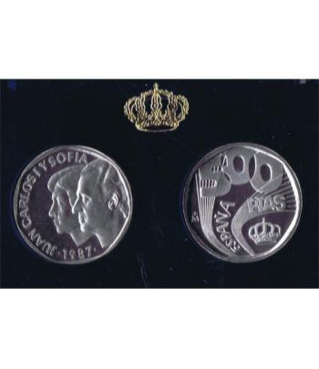 (1988) 500 ptas. XXV Aniversario SSMM. Así nace una moneda.  - 1