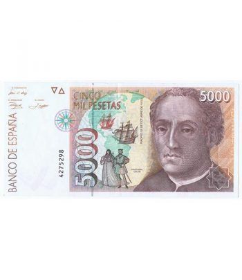 (1992/10/12) Madrid. 5000 Pesetas. EBC. Sin Serie 4275298