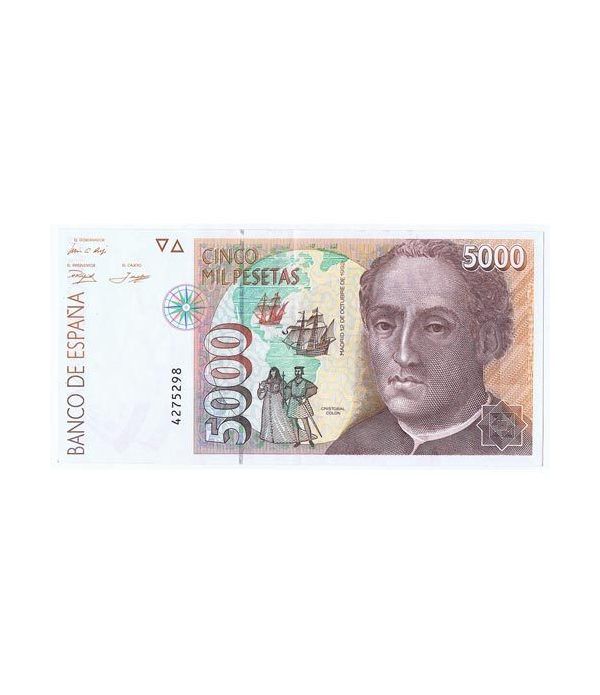 (1992/10/12) Madrid. 5000 Pesetas. EBC. Sin Serie 4275298