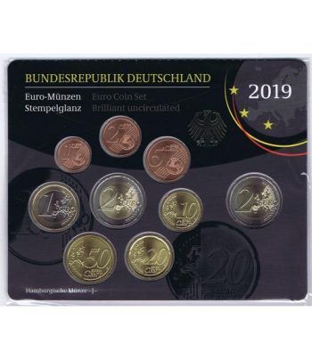Cartera oficial euroset Alemania 2019 (5 cecas).