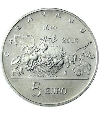 San Marino 5 Euros 2010 Caravaggio. Plata