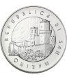 San Marino 5 Euros 2011 50 años Hombre al Espacio. Plata