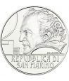 San Marino 5 Euros 2013 Federico Fellini. Plata