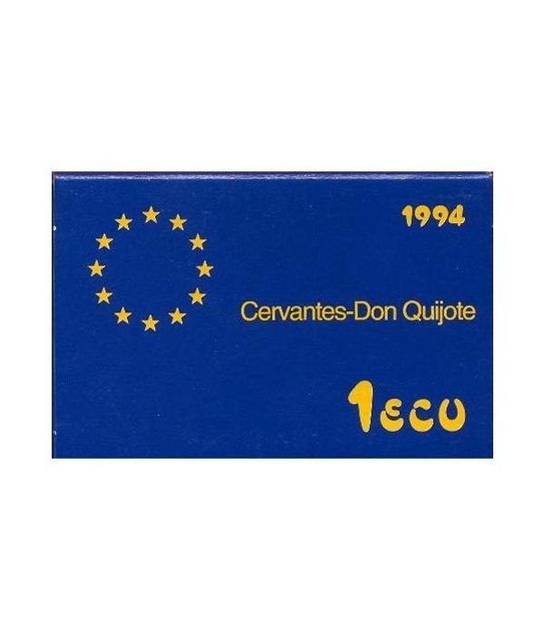 1 ECU. Serie Cervantes. España 1994  - 4