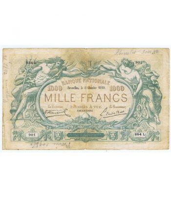 Belgica 1000 Mille Francs 1919. 06335901