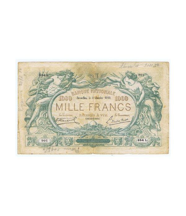 Belgica 1000 Mille Francs 1919. 06335901