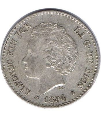 50 céntimos Plata 1894 *94 Alfonso XIII PG V. EBC