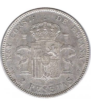 2 Pesetas Plata 1905 *05 Alfonso XIII SM V.