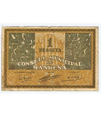 (1937) 1 Pesseta Consell Municipal de Manresa