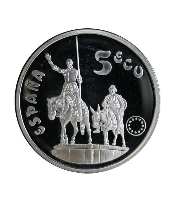 5 ECU. Serie Cervantes. España 1994