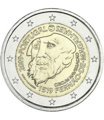 moneda conmemorativa 2 euros Portugal 2019 Magallanes  - 2