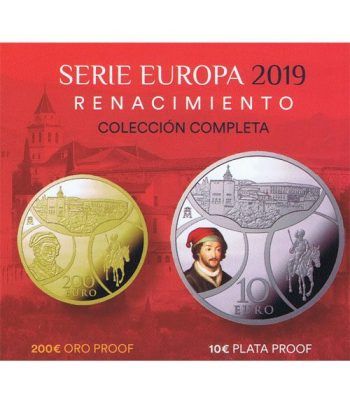 Monedas 2019 Europa. Renacimiento. Completa oro y plata.
