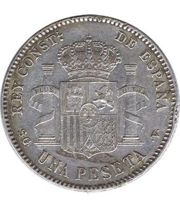 1 Peseta Plata 1899 *99 Alfonso XIII SG V.