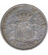 1 Peseta Plata 1899 *99 Alfonso XIII SG V.