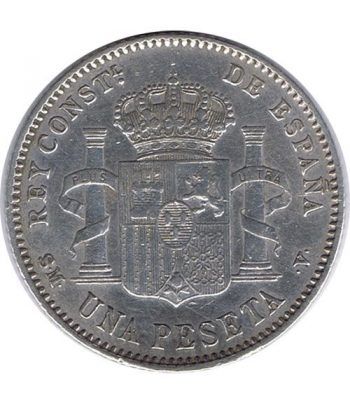 1 Peseta Plata 1900 *00 Alfonso XIII SM V. EBC.