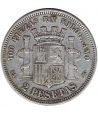 2 Pesetas Plata 1869 *69 Gobierno Provisional.