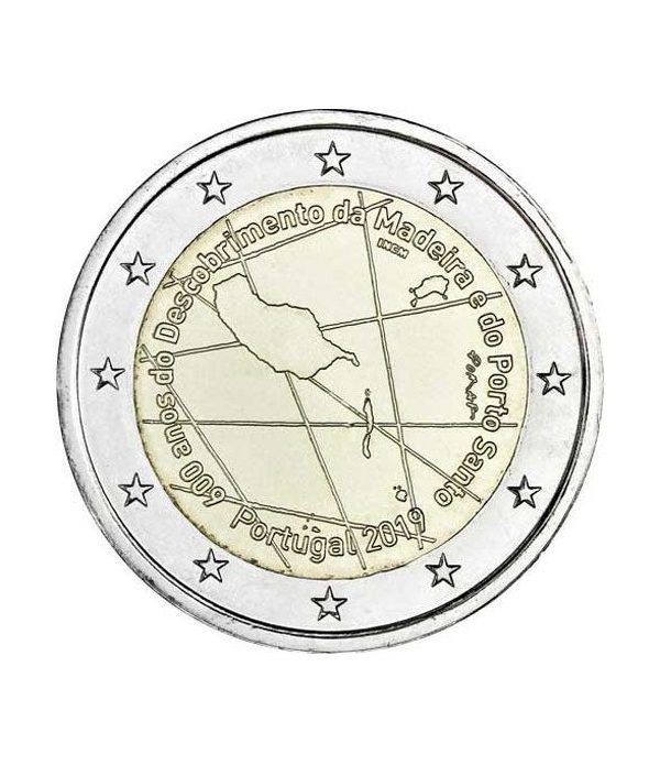 moneda conmemorativa 2 euros Portugal 2019 Madeira