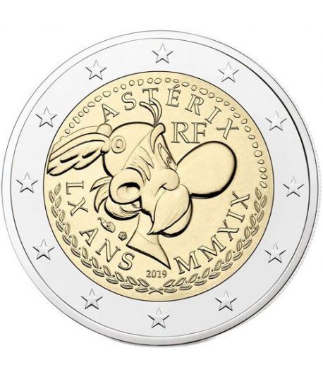 moneda conmemorativa 2 euros Francia 2019 Asterix.