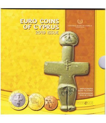 Cartera oficial euroset Chipre 2019.  - 1