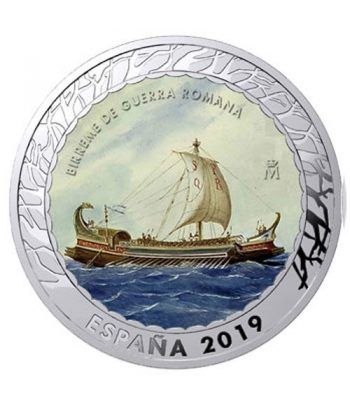 Monedas 2019 Historia de la Navegación IV. 4 monedas.