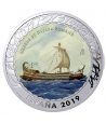 Monedas 2019 Historia de la Navegación IV. 4 monedas.