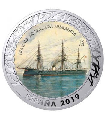 Monedas 2019 Historia de la Navegación IV. 4 monedas.