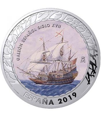 Monedas 2019 Historia de la Navegación IV. 4 monedas.