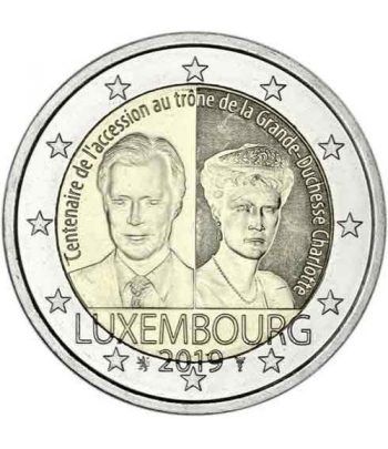 moneda conmemorativa 2 euros Luxemburgo 2019 Charlotte