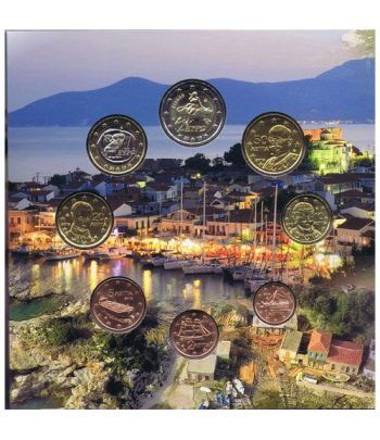 Euroset oficial de Grecia 2019 dedicada a Samos