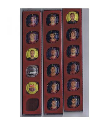 Placas de Cava. Colección oficial FC Barcelona. 17 Jugadores.