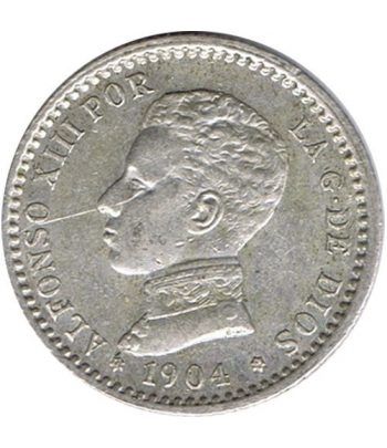 50 céntimos Plata 1904 *04 Alfonso XIII SM V.  - 1